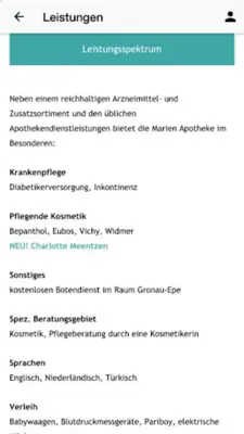 Marien Apotheke Gronau android App screenshot 2